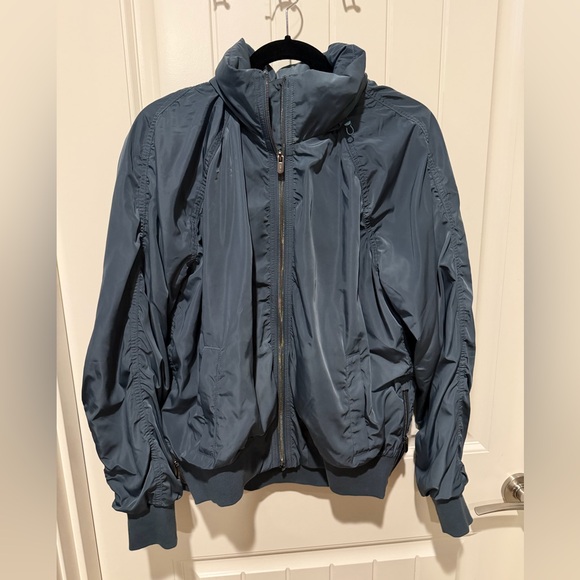 Athleta Jackets & Blazers - Athleta Jetset Bomber Jacket Coastal Teal - Medium, TALL